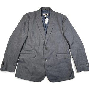 Joseph‎ Abboud Heritage Mens Classic Gray Cotton Blazer XL MSRP $199 Jacket New